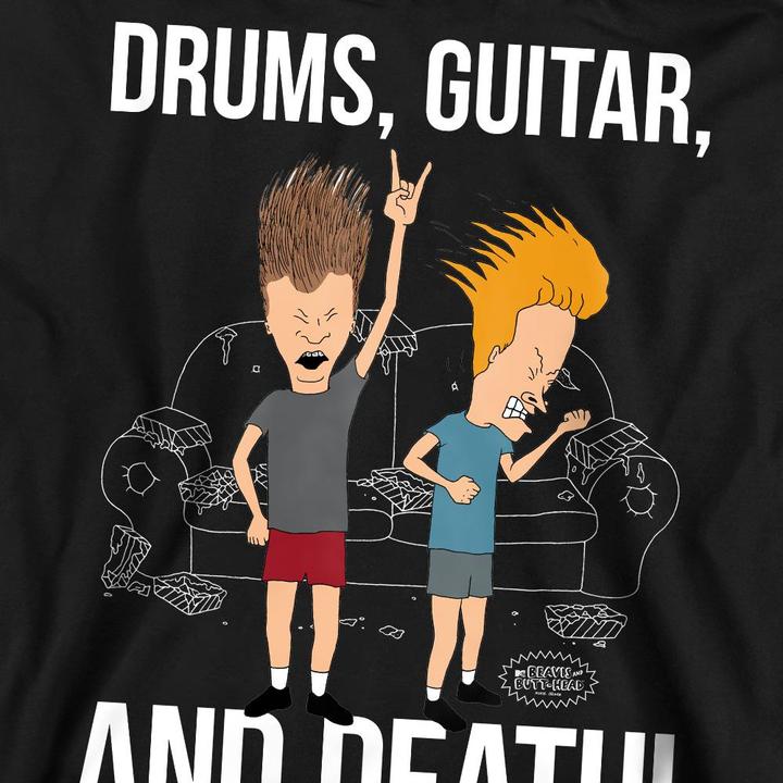 Immagine prodotto Universal Textiles Drums Guitar & Death Felpa Adulto Unisex (M)