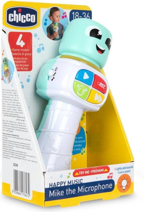Image du produit Chicco Mike The Microphone (Anglais, Espagnol, Allemand, Italien, Français, Portugais, Chinois)