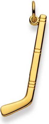 Natsumi Schmuck Anhänger Eishockeystock Gelbgold 18K/750 (750/18 K Gelbgold)