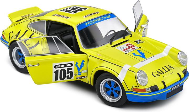 Image du produit Solido 1:18 Porsche 911 RSR jaune