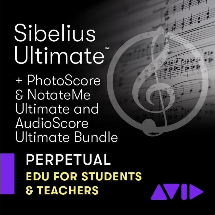 Produktbild Avid Sibelius Ultimate Education + PhotoScore und NotateMe und AudioScore Ultimate (unbegrenzt)