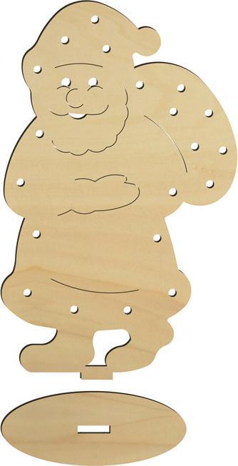 Produktbild VBS Stehfigur "Weihnachtsmann", beleuchtet (31 x 31 x 10 cm)