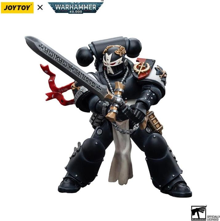 Actual product image Joy Toy Warhammer 40k Black Templars Emperor's Champion Bayard's Revenge
