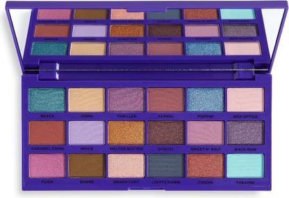 Actual product image Makeup Revolution I Heart Revolution Tasty Eyeshadow Palette Popcorn 22G