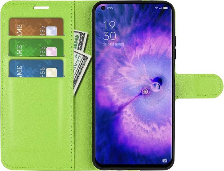 Actual product image Cover-Discount OPPO Find X5 - leather case cover green
