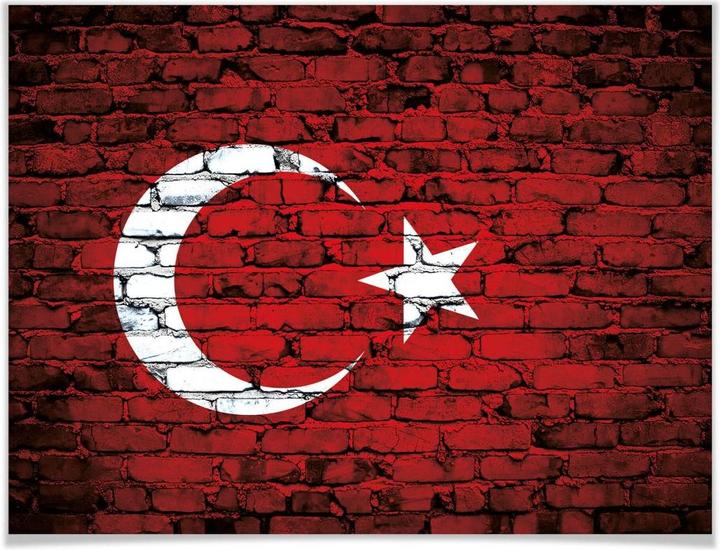 Produktbild Trenddeko Türkische Flagge (60 x 50 cm)