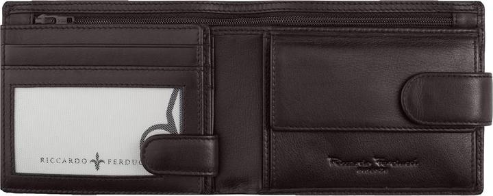 Actual product image Riccardo Ferducci Billfold w safety closure, RFID