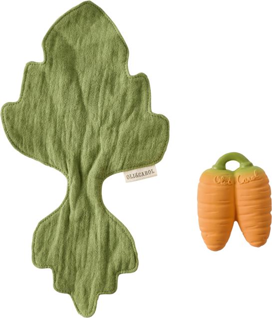 Actual product image Oli and Carol Mini Doudou - Teether Cathy the Carrot