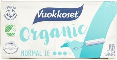 Produktbild Vuokkoset 100 % BIO, Tampons Normal, 16 Stk (16 x, Normal)