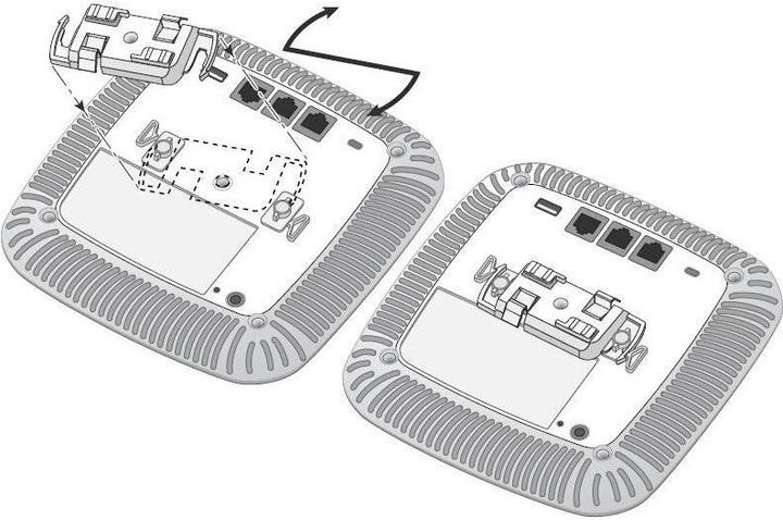Image du produit HPE AP-220-MNT-C2 2x Ceiling Grid Rail Adaptateur pour JW045A (Accessoires réseau)