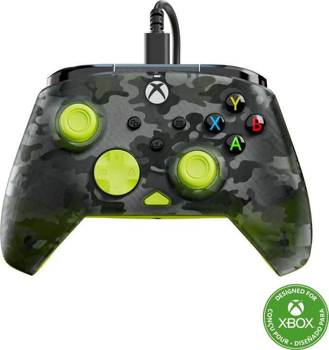 Image du produit Turtle Beach Rematch Core Wired Controller · XB · Ghost Camo Black & Yellow (Xbox One S, Windows, Xbox Series X)