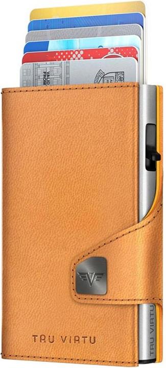 Image du produit Tru Virtu Portefeuille Click & Slide Vegan Bio Apple noix/argent