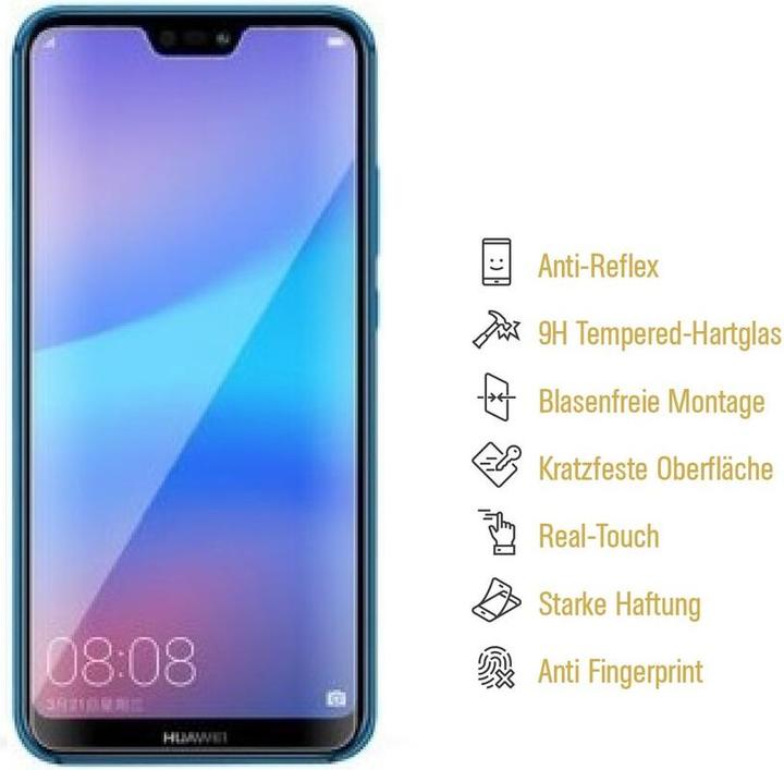 Produktbild Protectorking 3x Echtes Tempered 9H Panzerhartglas Matt Entspiegelt (3 Stück, Huawei P20 Lite)