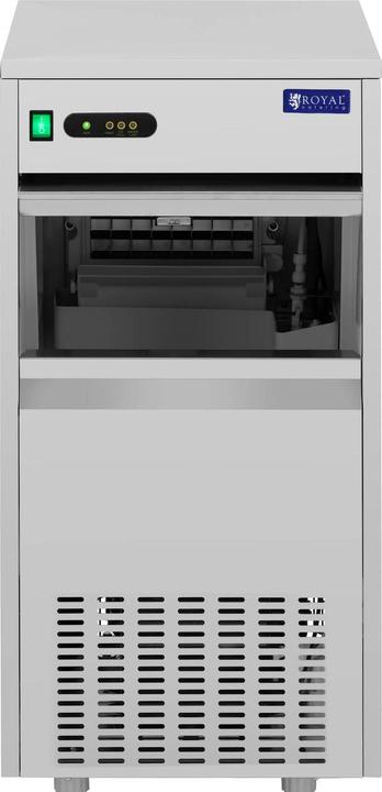 Produktbild Royal Catering Gastro Eiswürfelmaschine Eiswürfelbereiter Icecubemaker 30kg/24h Edelstahl (EU-Stecker)