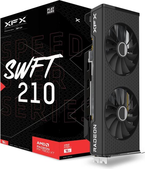 Image du produit XFX Speedster SWFT 210 Radeon RX 7800 XT Core Edition (16 Go)