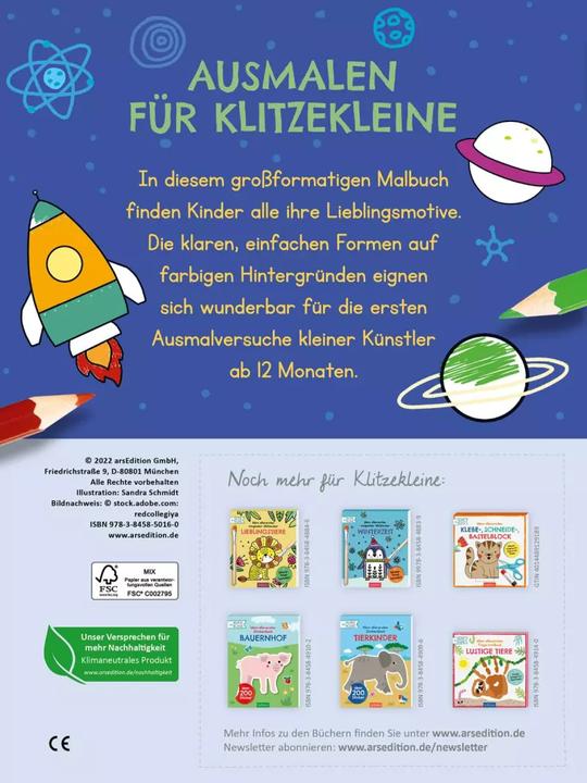 Produktbild Malbuch Gross Tintenfisch