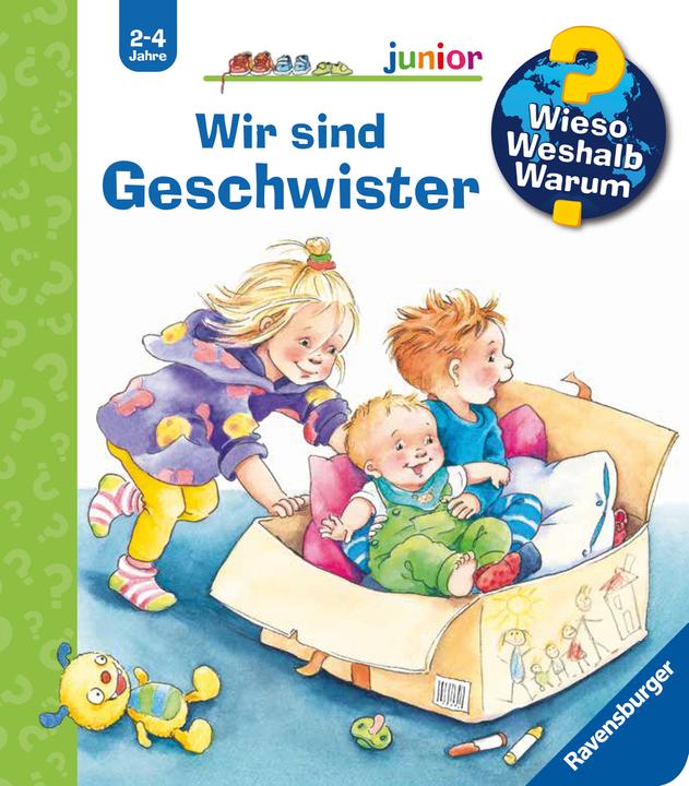 Immagine prodotto Ravensburger Wieso? Weshalb? Warum? junior, Band 29: Wir sind Geschwister (Tedesco, Andrea Erne, 2023)