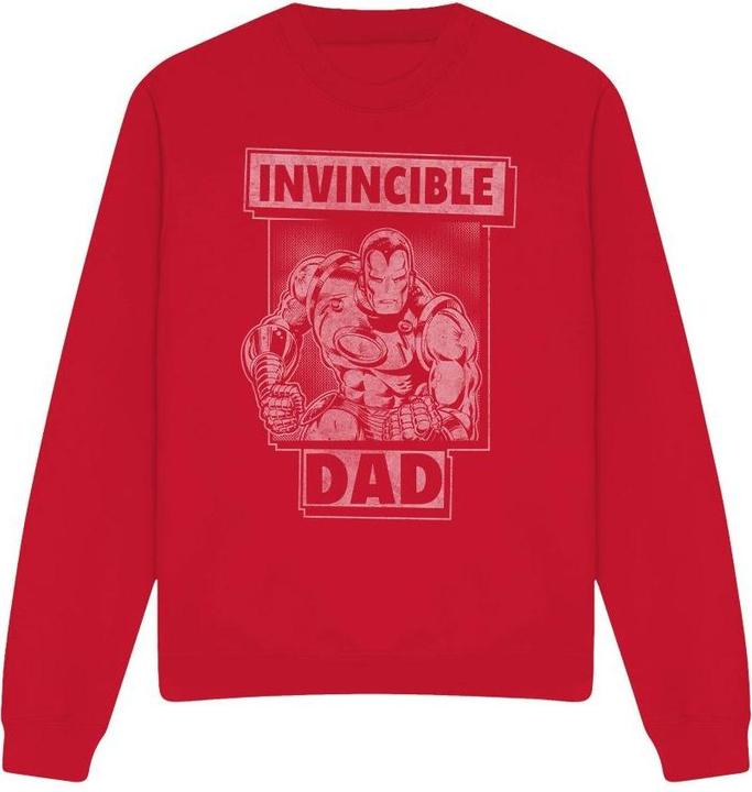 Iron Man Invincible Dad Sweatshirt Vatertag (XL)