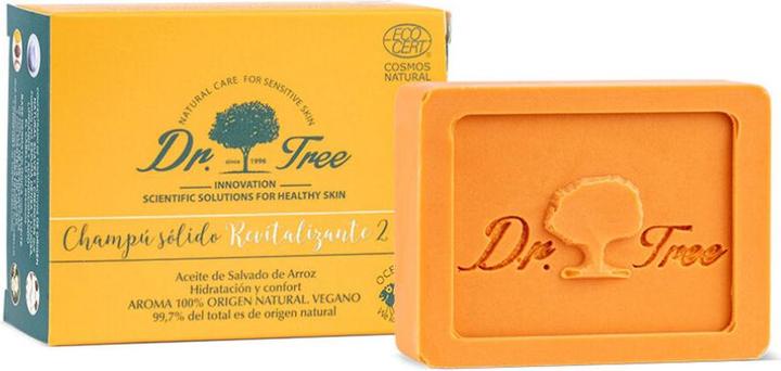 Image du produit Dr. Tree Shampooing et après-shampooing bio 2 en 1 75g - Tous types de cheveux (Shampoing solide)