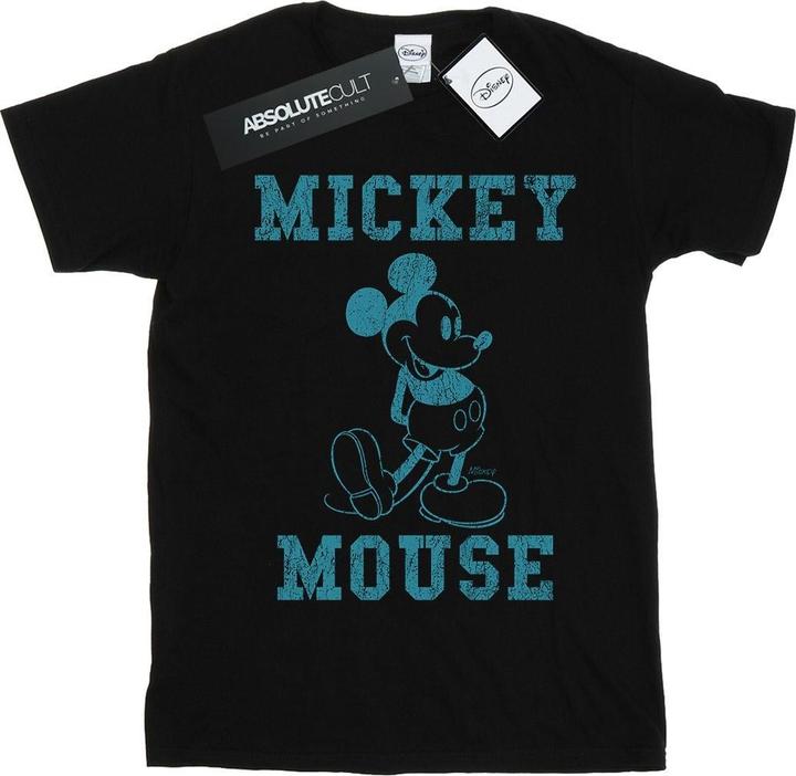 Disney Mickey Mouse Distressed Kick Mono TShirt (L)