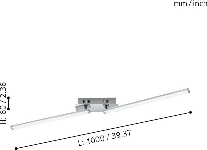 Actual product image EGLO Lasana 2 (2200 lm)