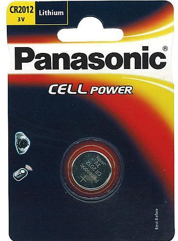 Actual product image Panasonic Lithium Power CR2012 (1 pcs., CR2012, 55 mAh)