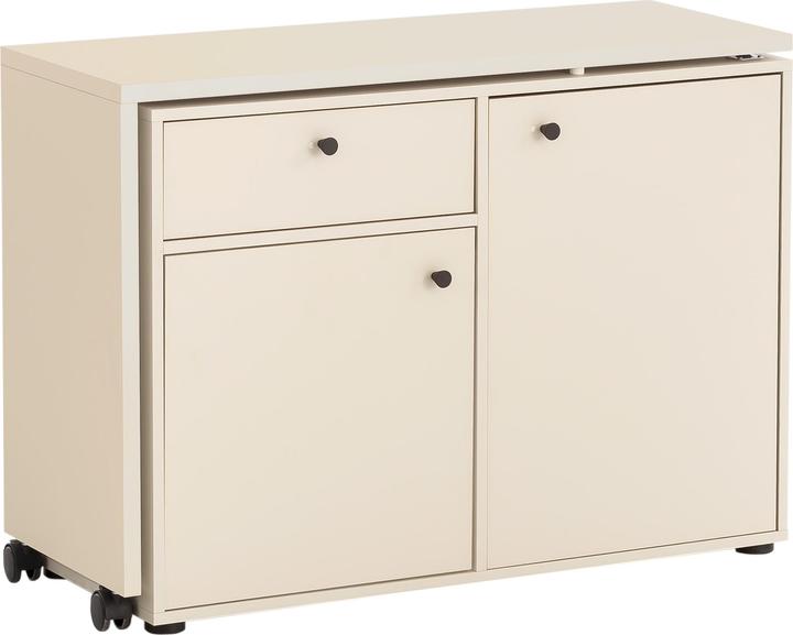 Produktbild Schildmeyer Lovund Tiny Working Kommode cremebeige (104.5 x 39 x 75.5 cm)