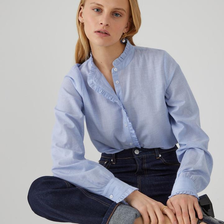 Produktbild La Redoute Collections Bluse mit langen Ärmeln (38)