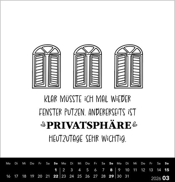 Produktbild Visual Words Black 2026 (Deutsch)