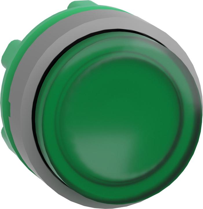 Produktbild Schneider Electric Leuchtdrucktaster, Front, vorstehend, ZB5AH33C0