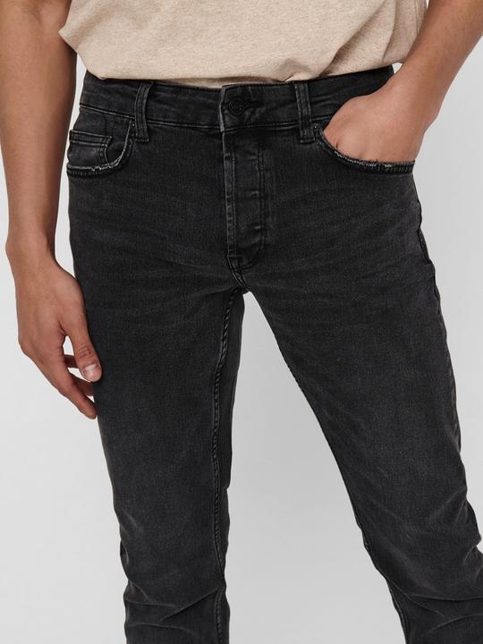 Actual product image Only & Sons ONSWarp Grey Slim Fit Jeans (28)