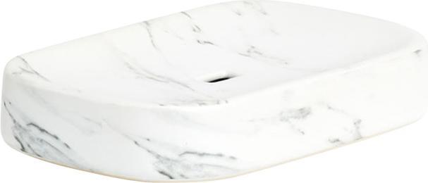 Zeller Present Seifenschale Marmor Keramik 13x9x2.4 cm