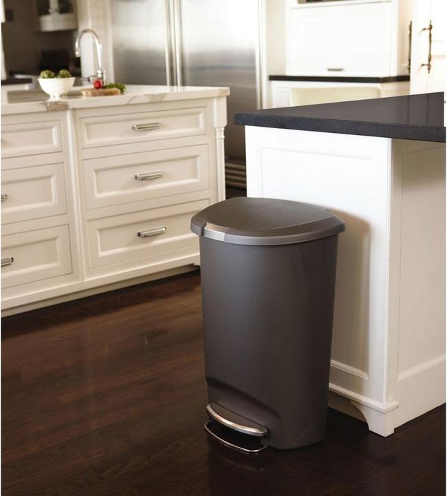 Produktbild Simplehuman CW1357 Mülleimer Rund Kunststoff (50 l)