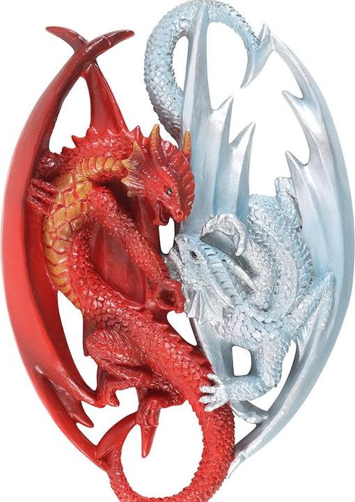 Immagine prodotto Anne Stokes Drago di Fuoco e Ghiaccio Ornamento da Appendere (1 -parte)
