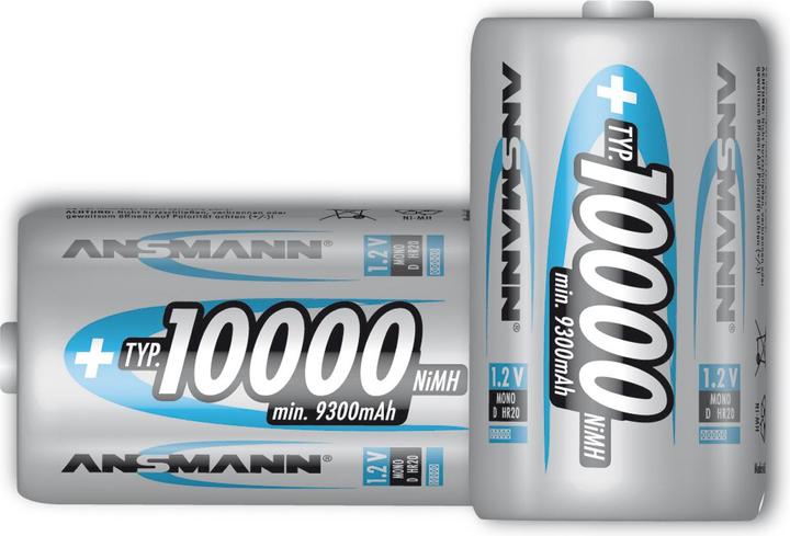 Produktbild Ansmann Batterie D - NiMH - (wiederaufladbar) (1 Stk., D, 9300 mAh)