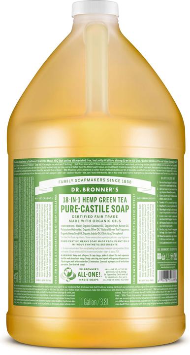 Dr. Bronner's Green Tea 3.8L (Flüssigseife, 3800 ml)
