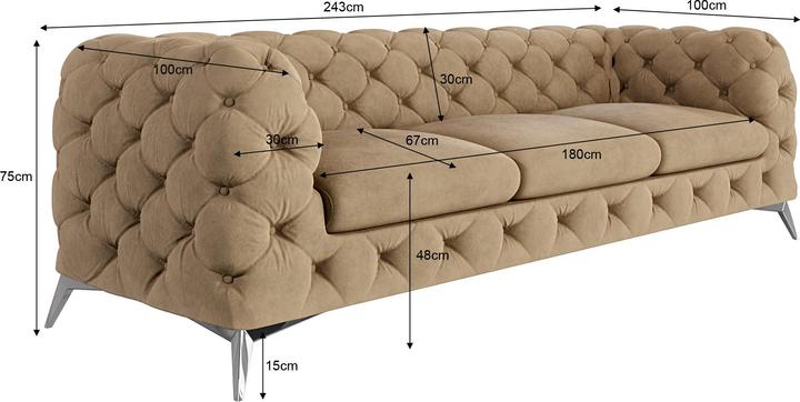 Actual product image Ropez Chelsea (3-seater)
