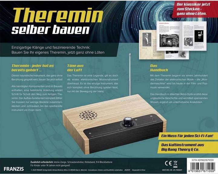 Image du produit Franzis Construisez votre propre thérémine
