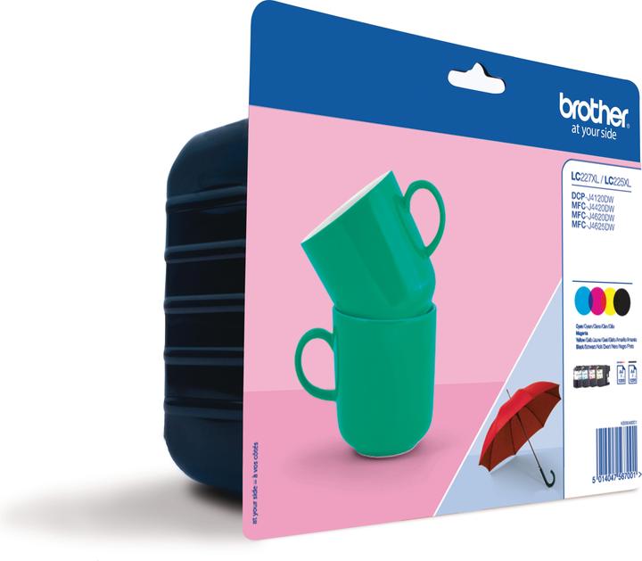 Actual product image Brother LC-227XLVALBP Value Pack (M, FC, Y, C)