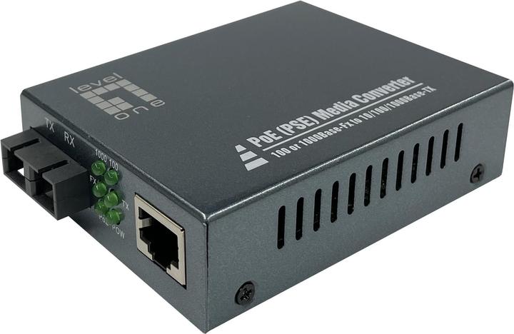Actual product image LevelOne Converter GVT-2014 10/100/1000T>RJ45 to PSE (Media converter)