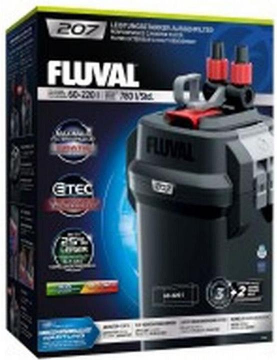 Fluval 207 Performance (220 l, Filtres externes, Eau douce, Eau salée)