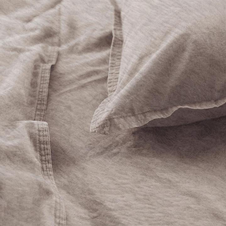Produktbild H.G. Hahn-Haustextilien Hahn Flanell Bettwäsche Stone-Washed (Bettwäsche Set, 135x200 cm + 80x80 cm)