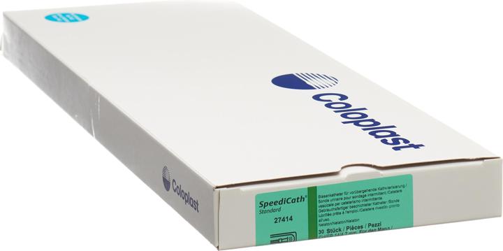 Coloplast 1x Katheter CH14 40cm Mann Nelat, 30 Beutel