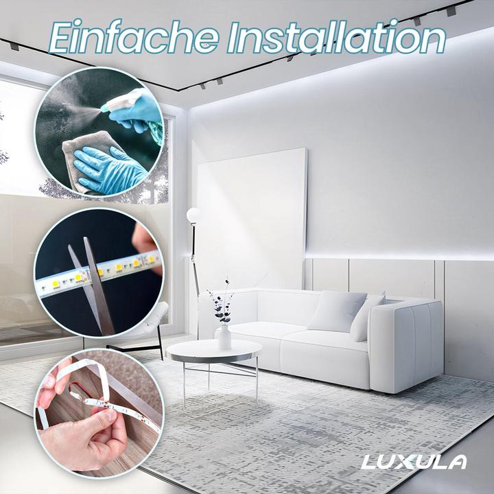 Actual product image Luxula LED strips (Warm white, 500 cm, Indoor)