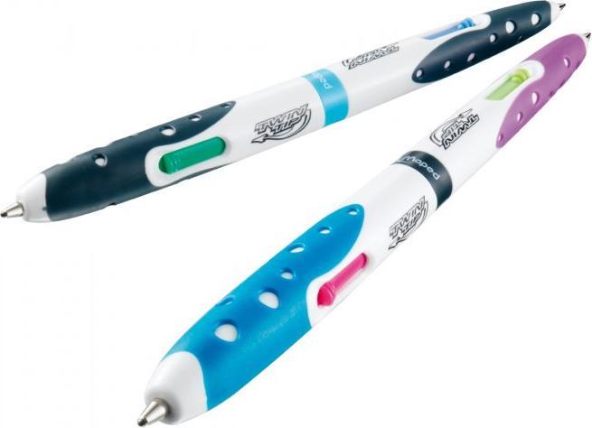 Produktbild Maped Kugelschreiber Twin Tip 4farbig (Weiss, Schwarz, 1 x)