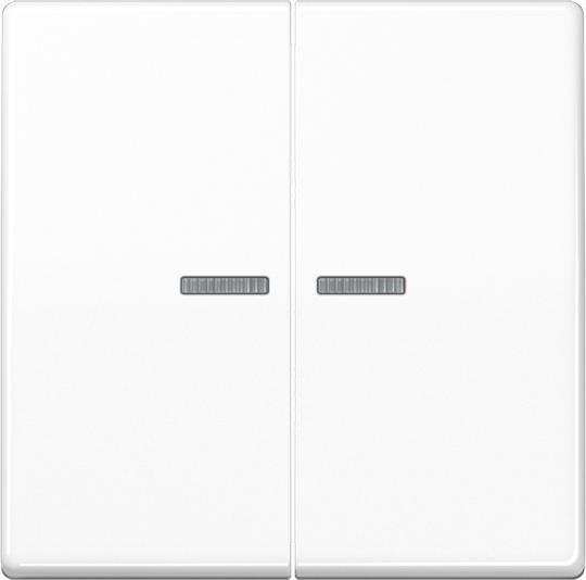 JUNG HOME Push-button 2gang BTAS17102WW