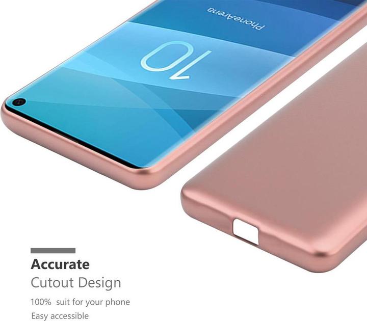 Actual product image Cadorabo TPU Matt Metallic Cover (Samsung Galaxy S10)