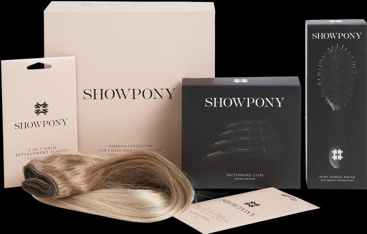 Actual product image Showpony - 20" 3 IN 1 HALO BOXSET- COOL SOFT OMBRE (8B-11VA COOL SOFT BEIGE OMBRE)