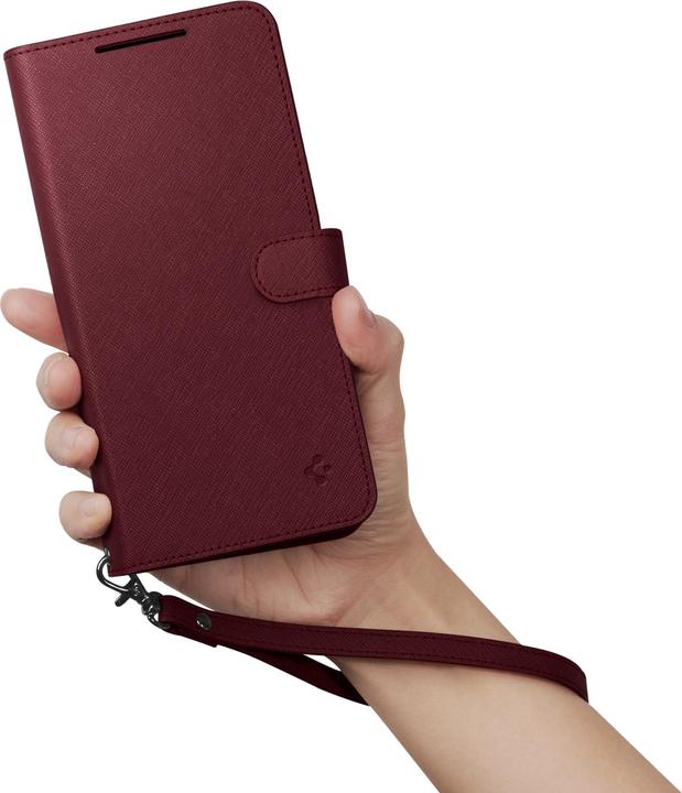 Produktbild Spigen Wallet S Plus für S916B Samsung Galaxy S23+ - burgundy (Samsung Galaxy S23+)