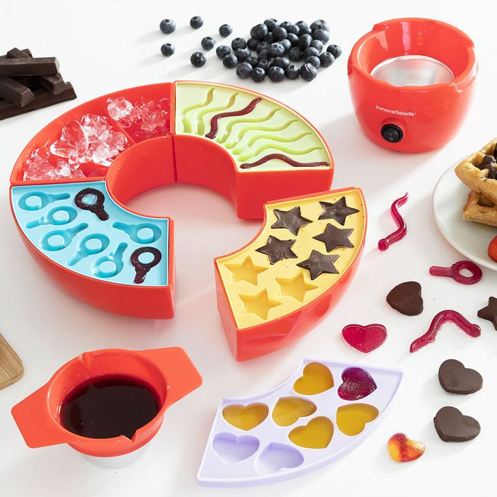 Image du produit InnovaGoods Machine pour oursons en gomme et chocolat - 2 en 1